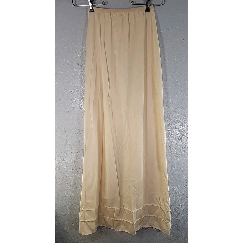 Vintage Wonder Maid Non Cling Half Slip, 39" Long  Size SM Lace Trim‎ Beautiful
